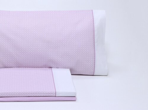 Juego de sábanas Brias Rosa 150cm