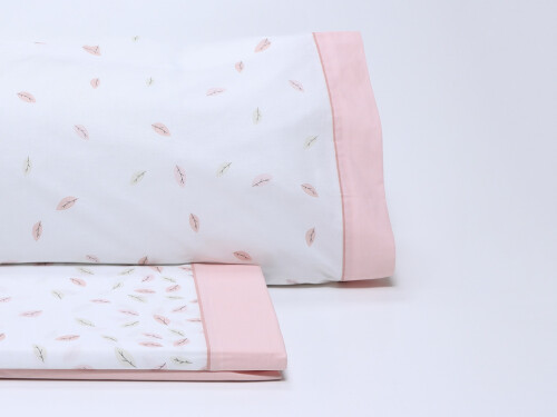 Juego de sábanas Lanuza Rosa 150cm