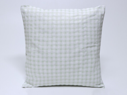 Funda cojín Vichy Verde 50x50cm