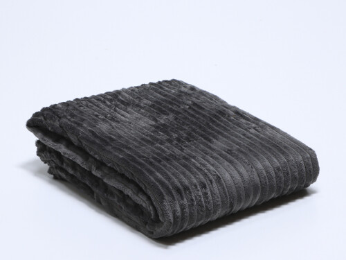 Plaid Relieve 130x160cm Gris