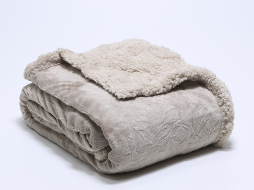 Plaid Tersan Beige 140x200cm