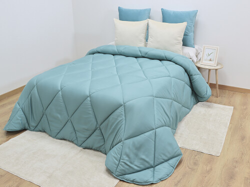 Edredón Basic Turquesa 90cm