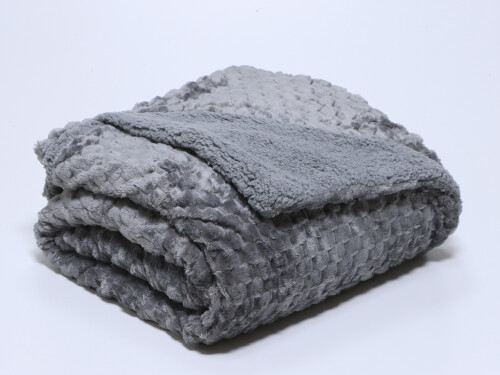 Manta Perla Gris 130x160