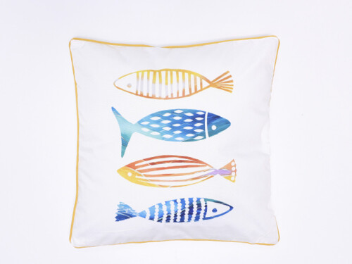 Cojín Peces 45x45 Diseño C