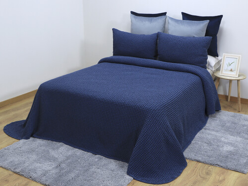 Colcha Waffle Marino 150cm