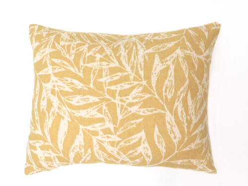 Funda cojín Ocre Hojas Otoño 50x70cm