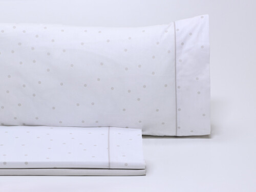 Juego de sábanas Pavia Gris 150cm