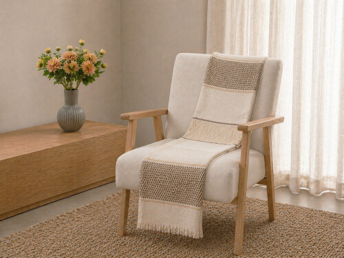 Manta Croma Beige 130x170cm