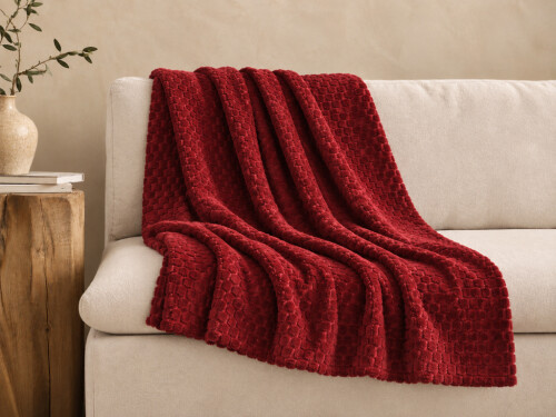 Plaid Turtle Granate  160x210cm