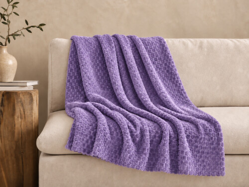 Plaid Turtle Lila 160x210cm