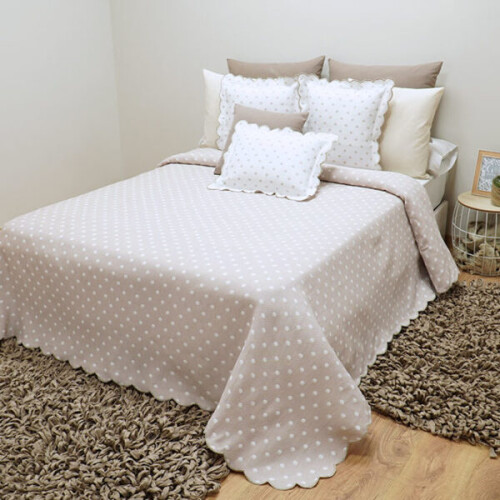 Colcha Luna Camel 135cm 